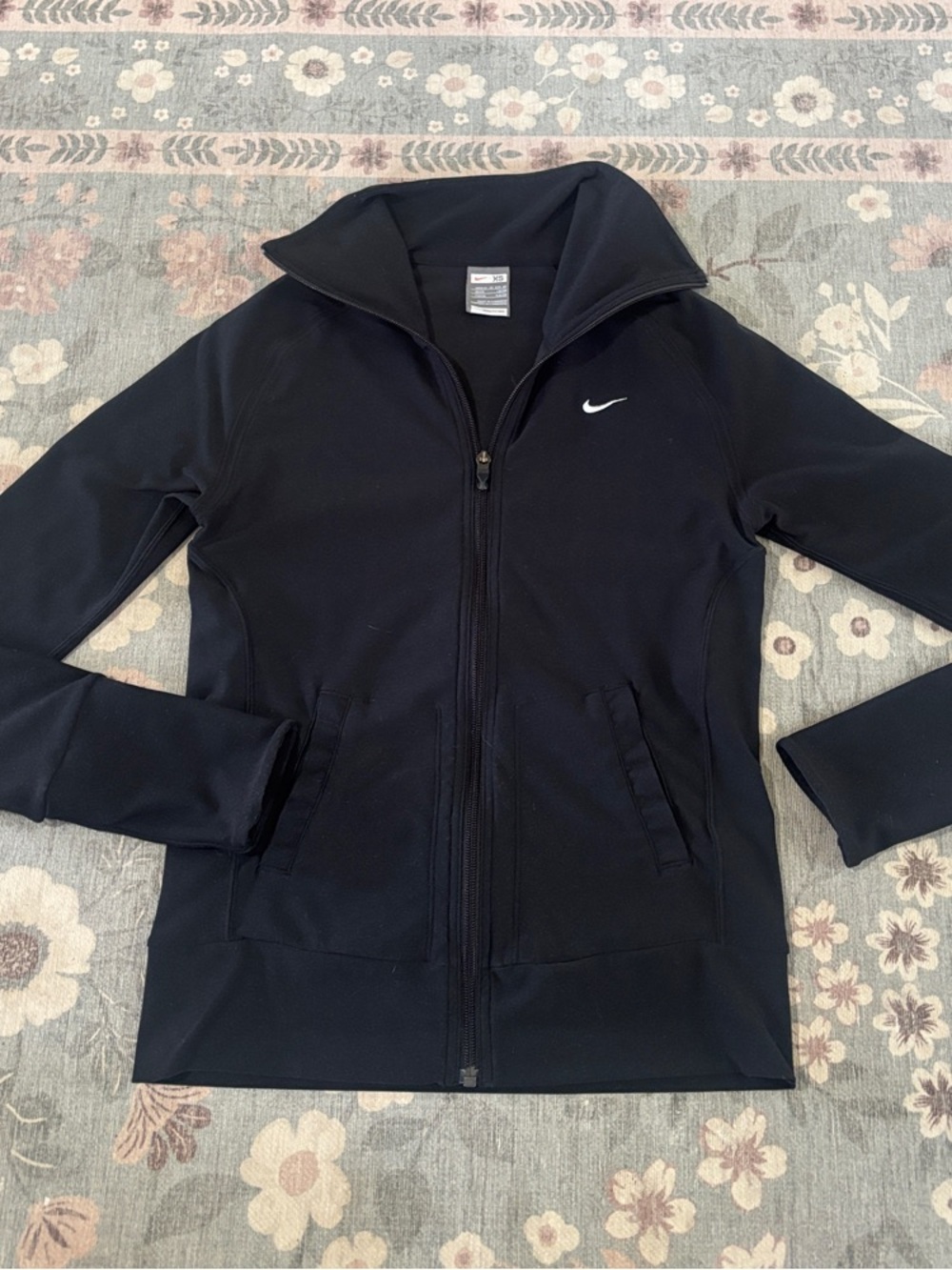 Nike Black Women's Full-Zip Athletic Jacket